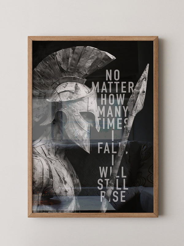 Schwarz-Weiß Krieger Profil