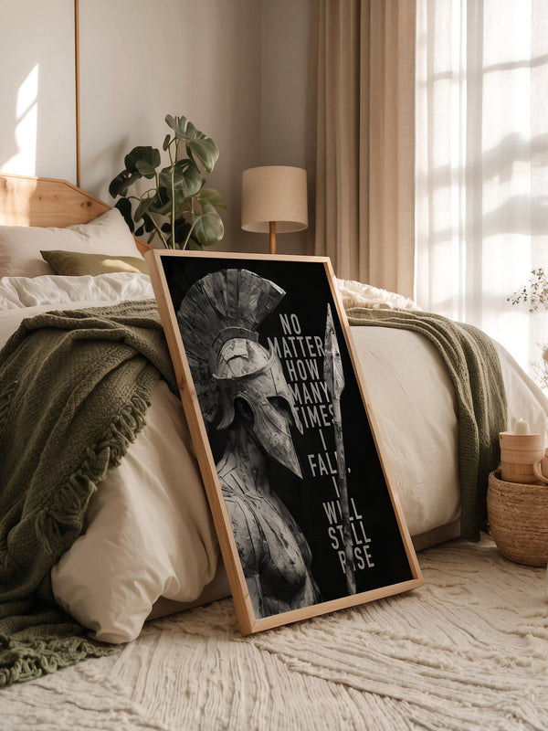 Schwarz-Weiß Krieger Profil