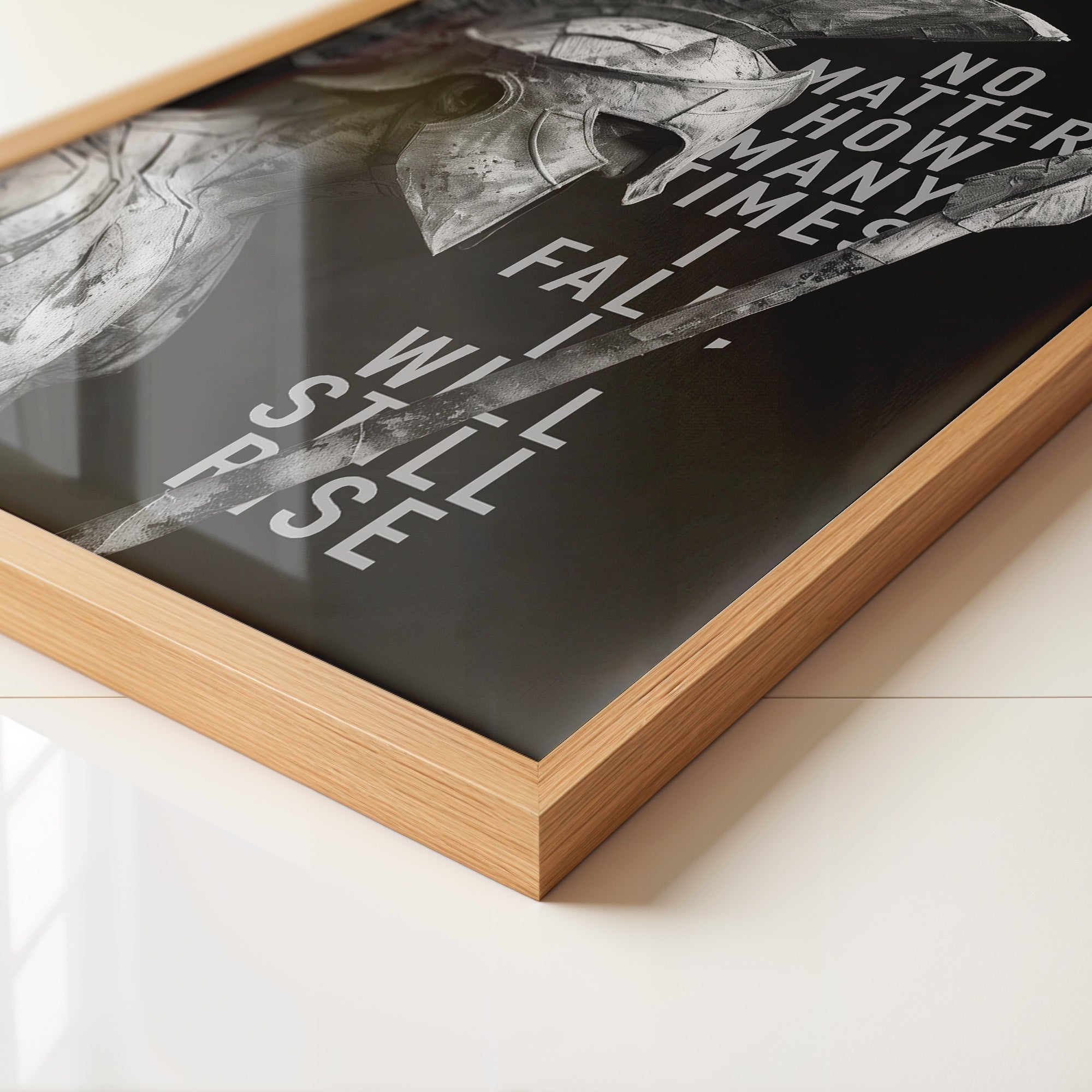 Schwarz-Weiß Krieger Profil