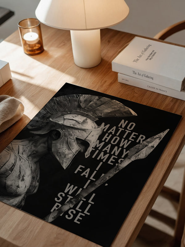 Schwarz-Weiß Krieger Profil