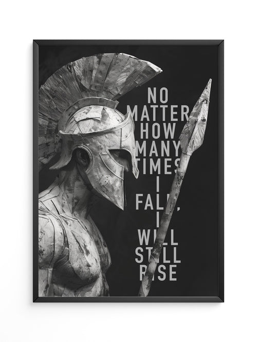 Schwarz-Weiß Krieger Profil