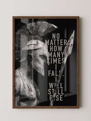 Schwarz-Weiß Krieger Profil