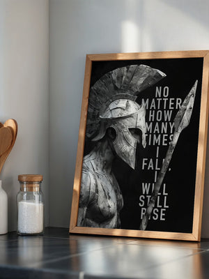 Schwarz-Weiß Krieger Profil