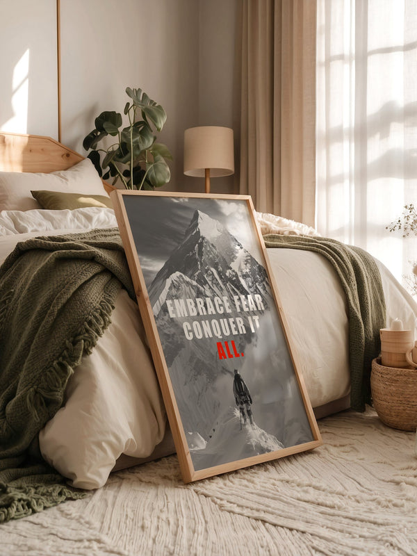 Bergsteiger Abstieg Schwarzweiß