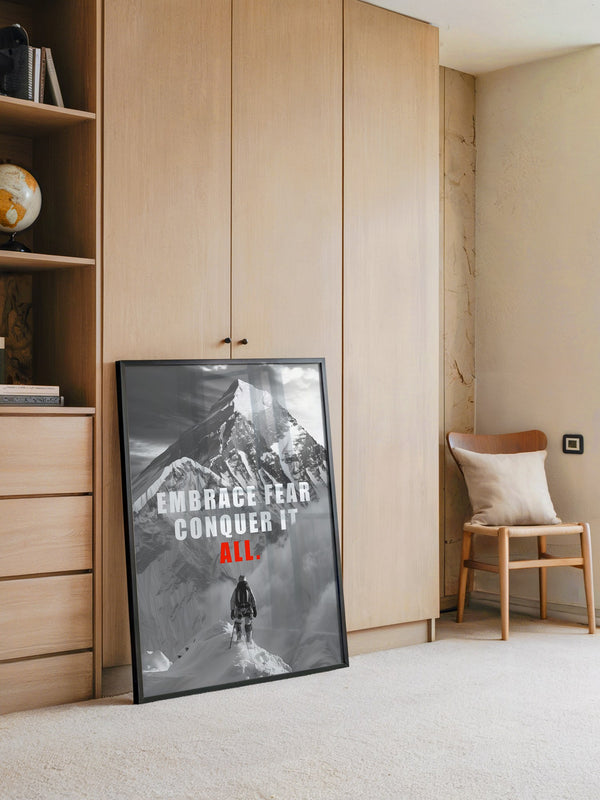 Bergsteiger Abstieg Schwarzweiß