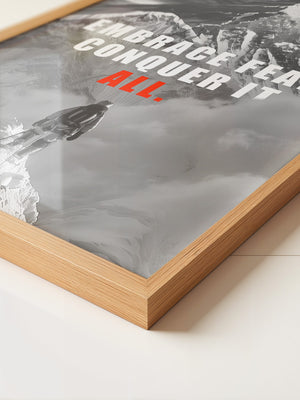 Bergsteiger Abstieg Schwarzweiß