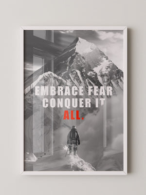 Bergsteiger Abstieg Schwarzweiß