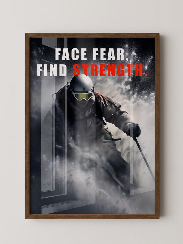 Skifahrer Schneeaction Dynamik