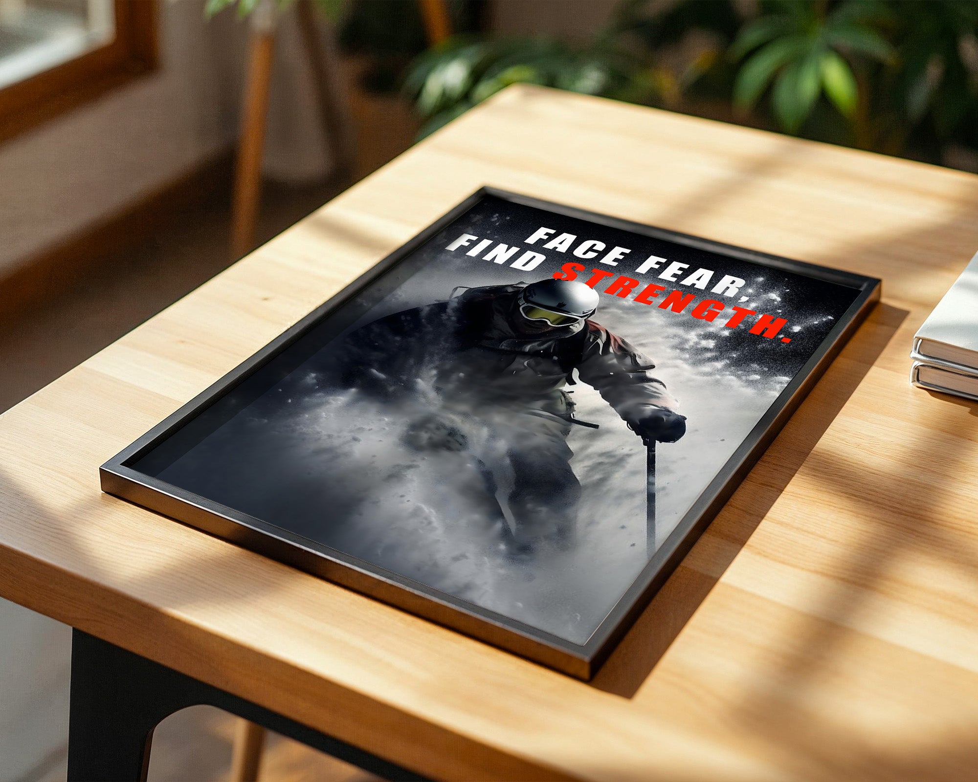 Skifahrer Schneeaction Dynamik