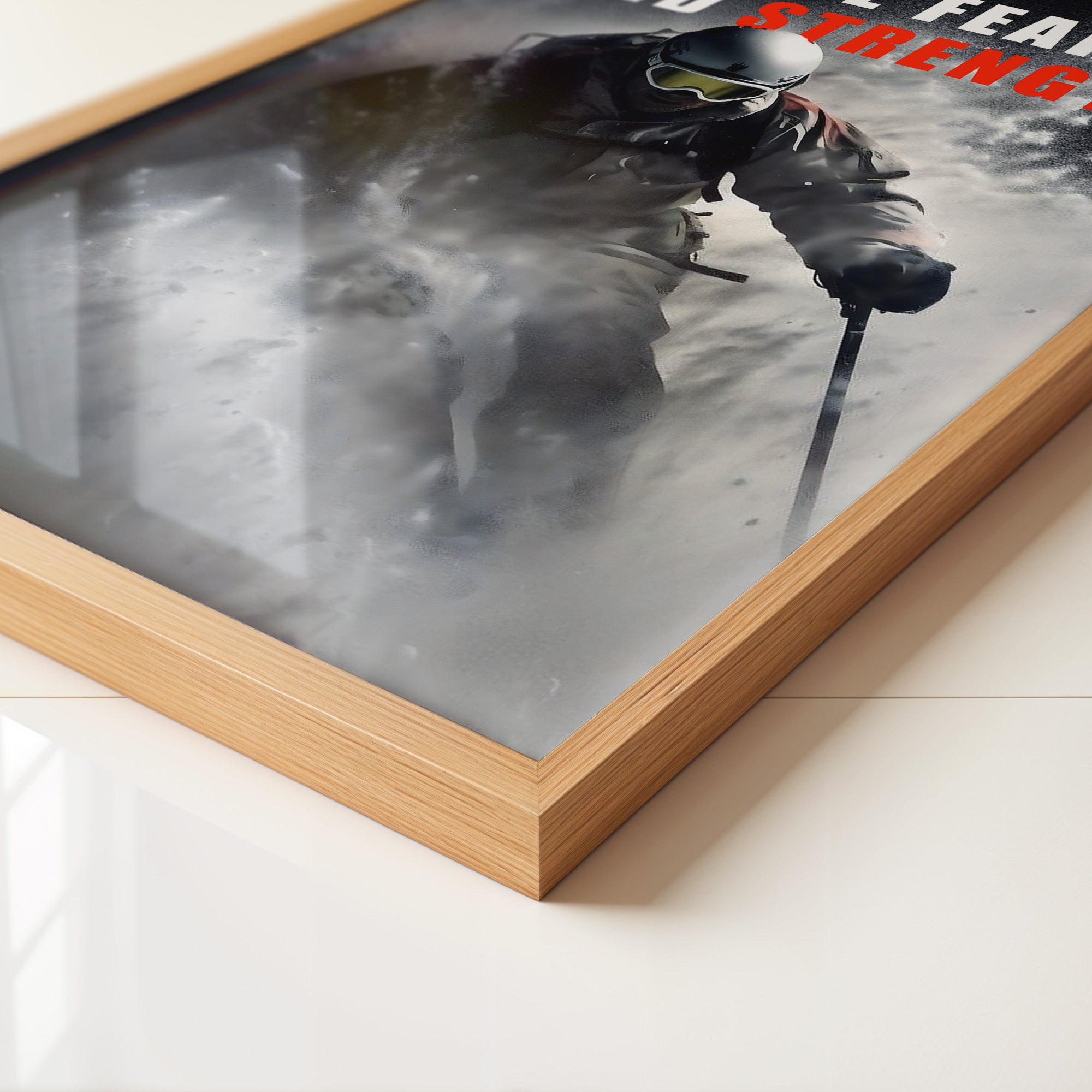 Skifahrer Schneeaction Dynamik