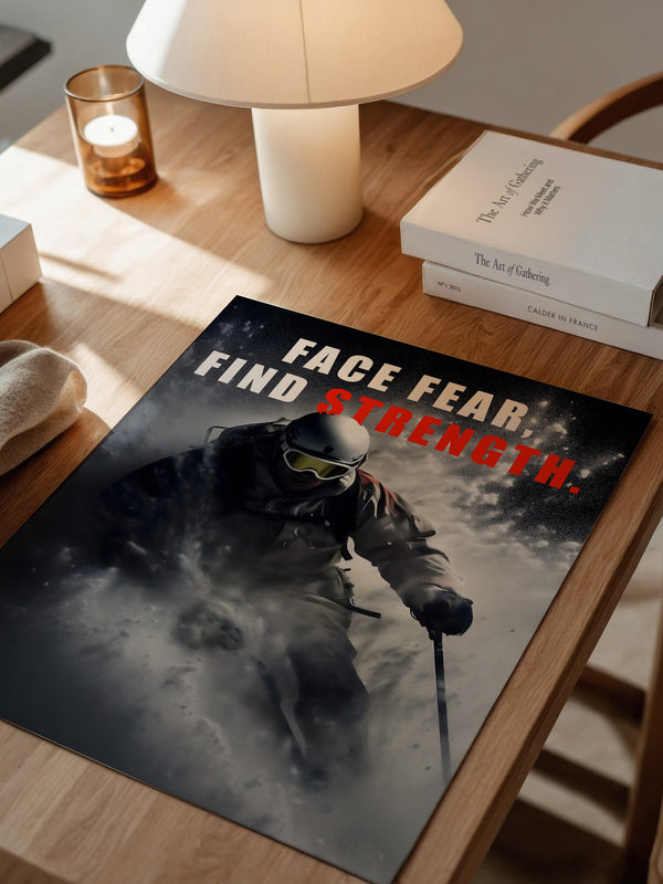 Skifahrer Schneeaction Dynamik