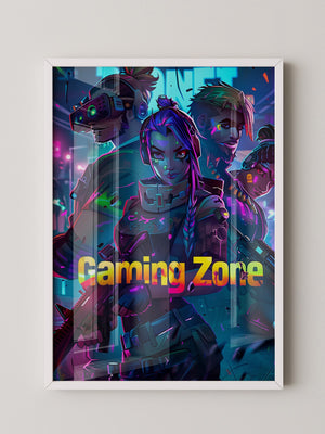 Gaming Charaktere Neonfarben