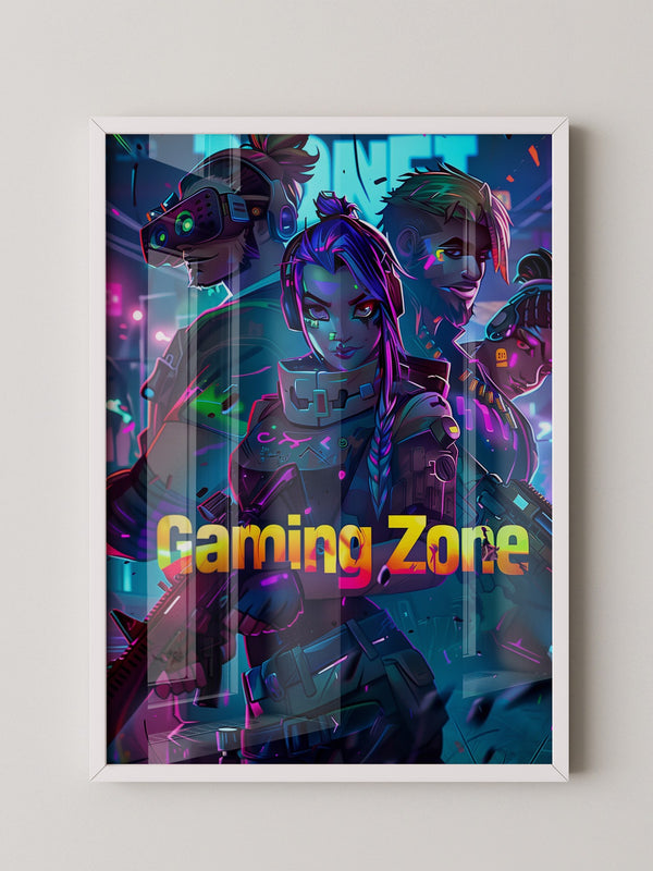 Gaming Charaktere Neonfarben