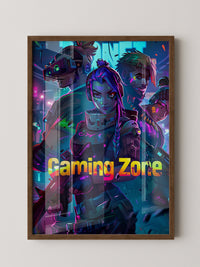 Gaming Charaktere Neonfarben