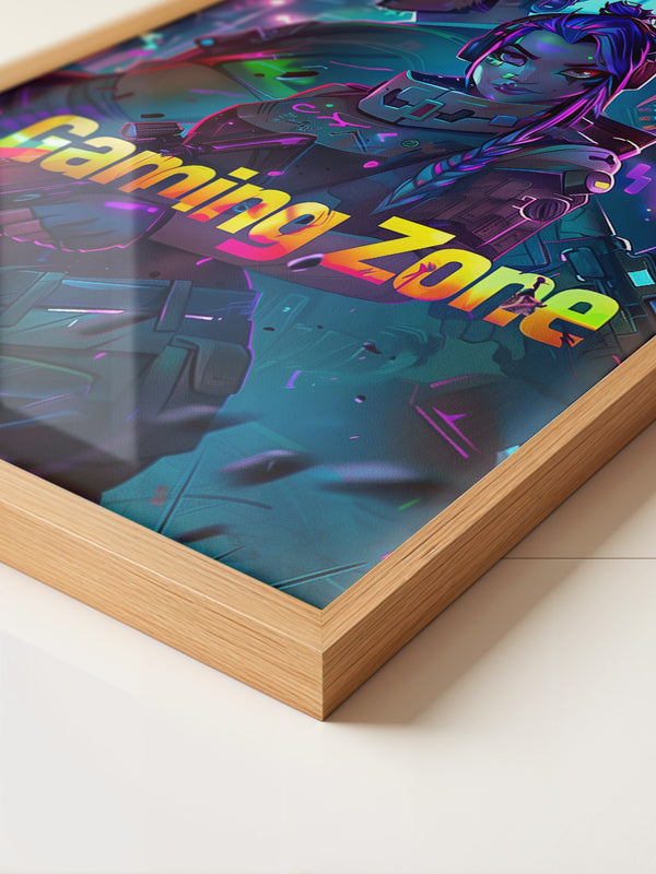 Gaming Charaktere Neonfarben