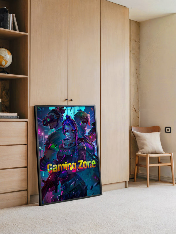 Gaming Charaktere Neonfarben