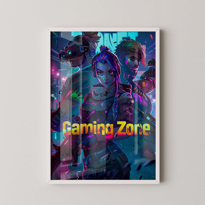 Gaming Charaktere Neonfarben