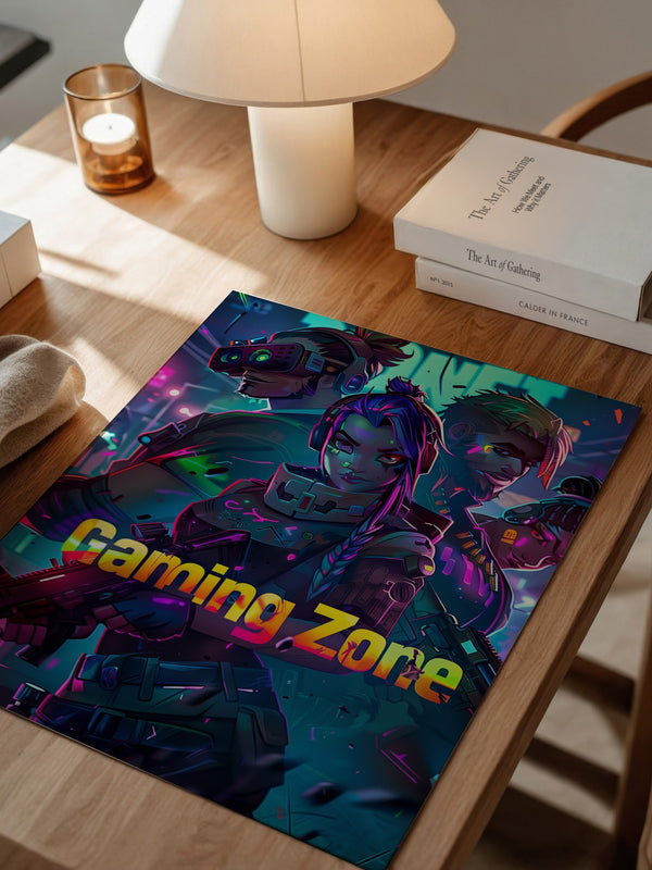 Gaming Charaktere Neonfarben