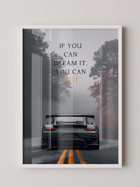 Porsche Nebel Fahrt