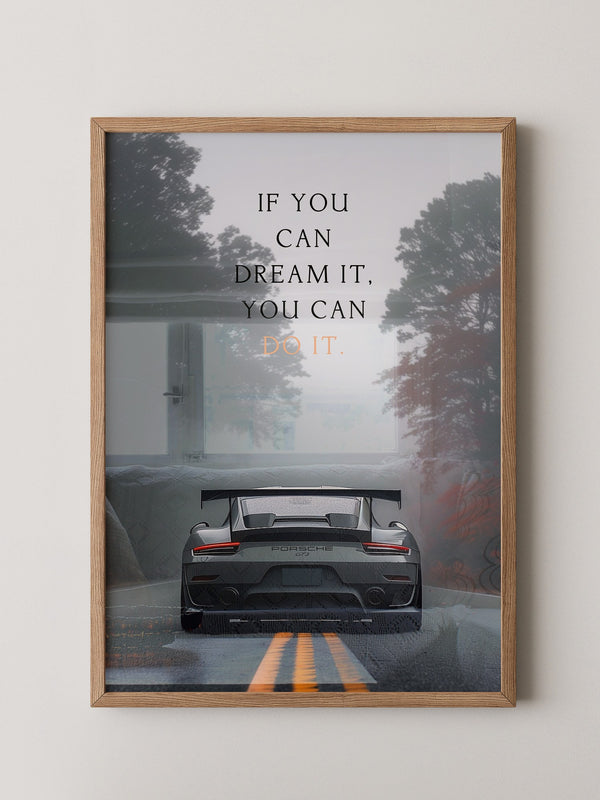 Porsche Nebel Fahrt