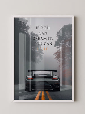 Porsche Nebel Fahrt