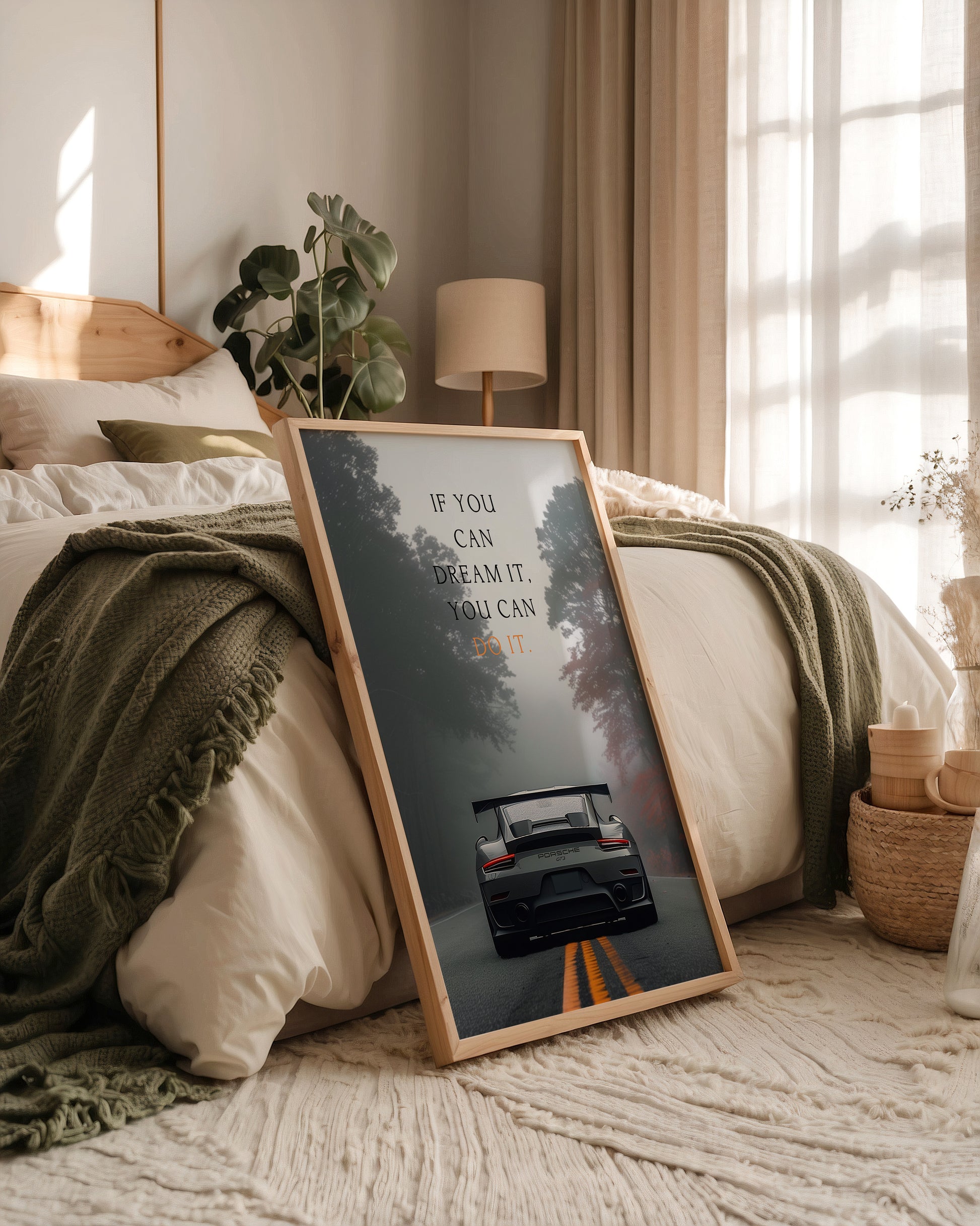 Porsche Nebel Fahrt