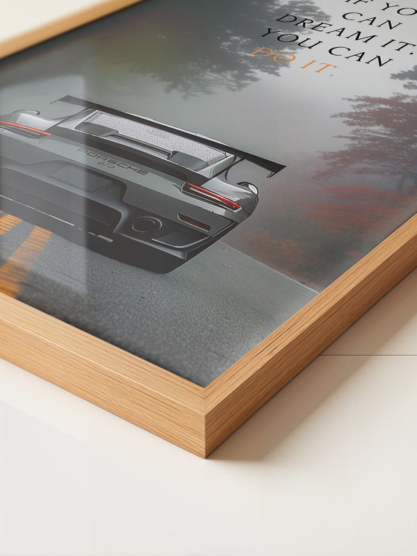 Porsche Nebel Fahrt