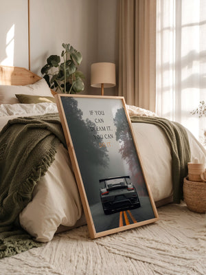 Porsche Nebel Fahrt