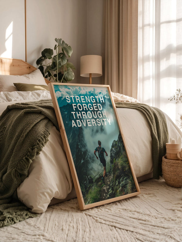 Läufer Bergpfad Wolken