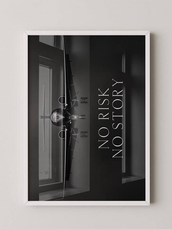 Flugzeug Frontalansicht Schwarz