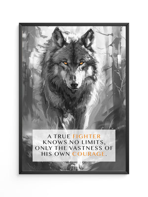 Wolf Augen Intensiv Schwarzweiß