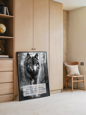 Wolf Augen Intensiv Schwarzweiß