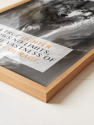 Wolf Augen Intensiv Schwarzweiß