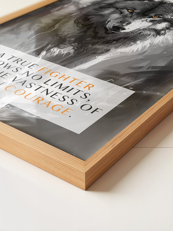 Wolf Augen Intensiv Schwarzweiß