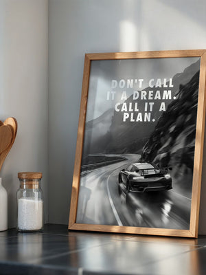 Porsche Kurve Schwarzweiß Dynamik