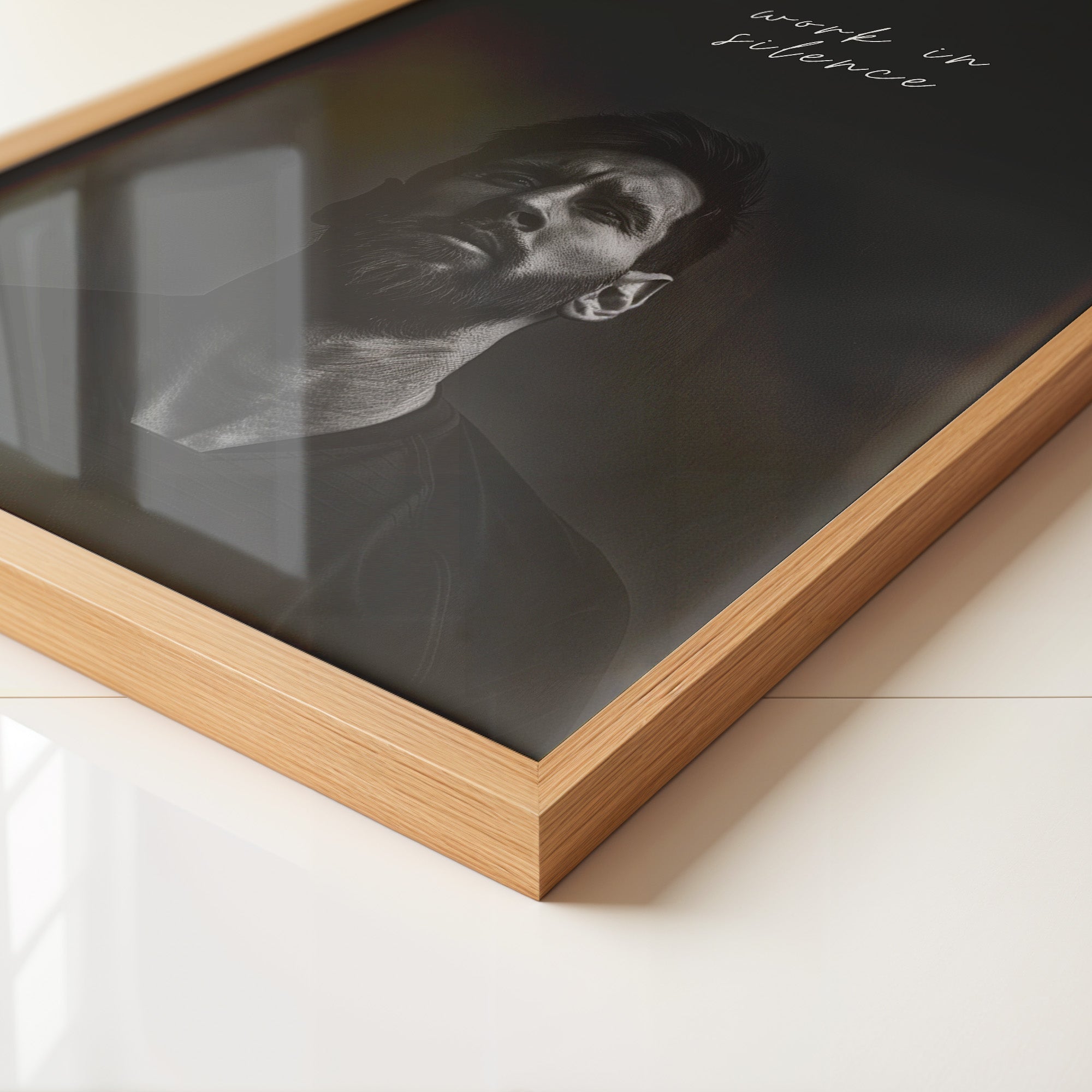 Mann Porträt Dunkelheit