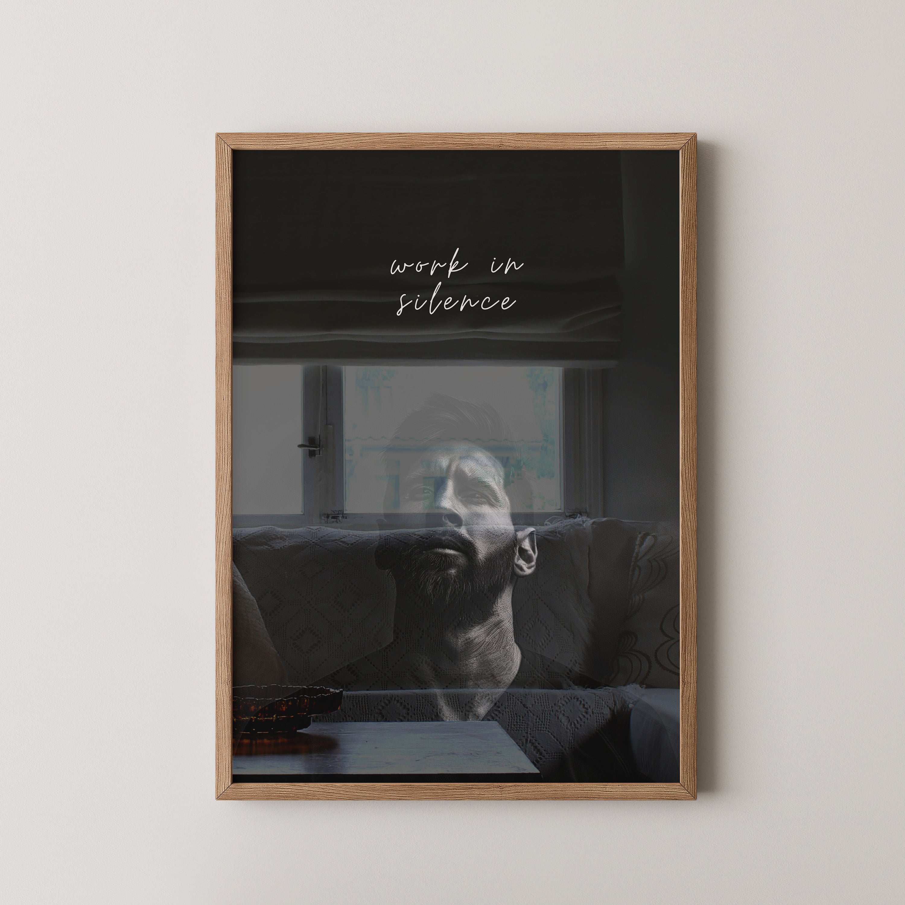 Mann Porträt Dunkelheit