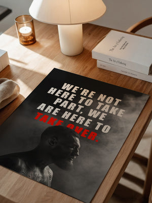 Mann Silhouette Rauch dunkel