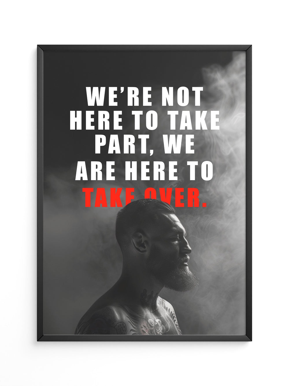 Mann Silhouette Rauch dunkel