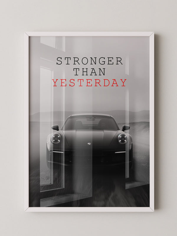 Porsche 911 dynamisch grau