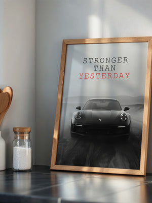 Porsche 911 dynamisch grau