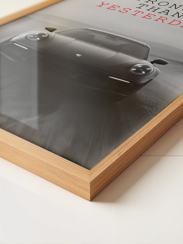 Porsche 911 dynamisch grau