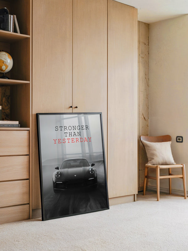 Porsche 911 dynamisch grau