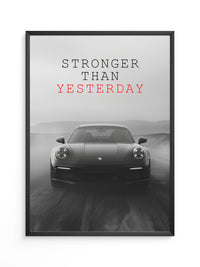 Porsche 911 dynamisch grau