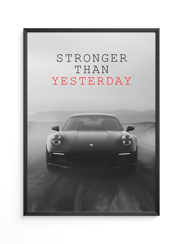Porsche 911 dynamisch grau