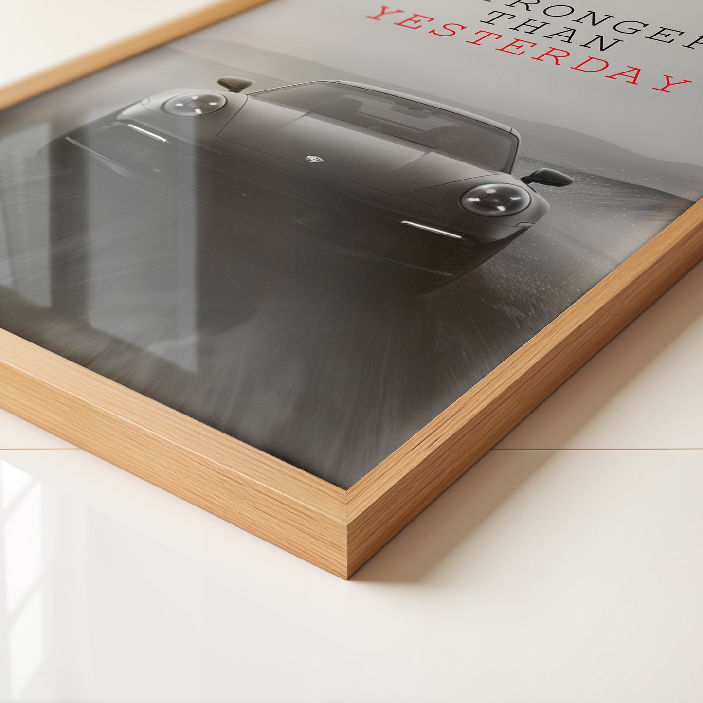 Porsche 911 dynamisch grau