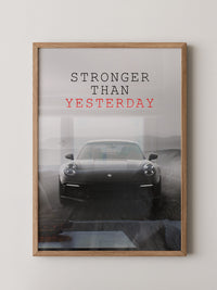 Porsche 911 dynamisch grau