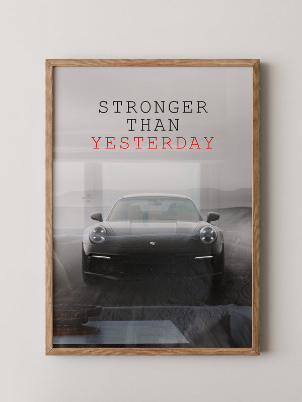 Porsche 911 dynamisch grau