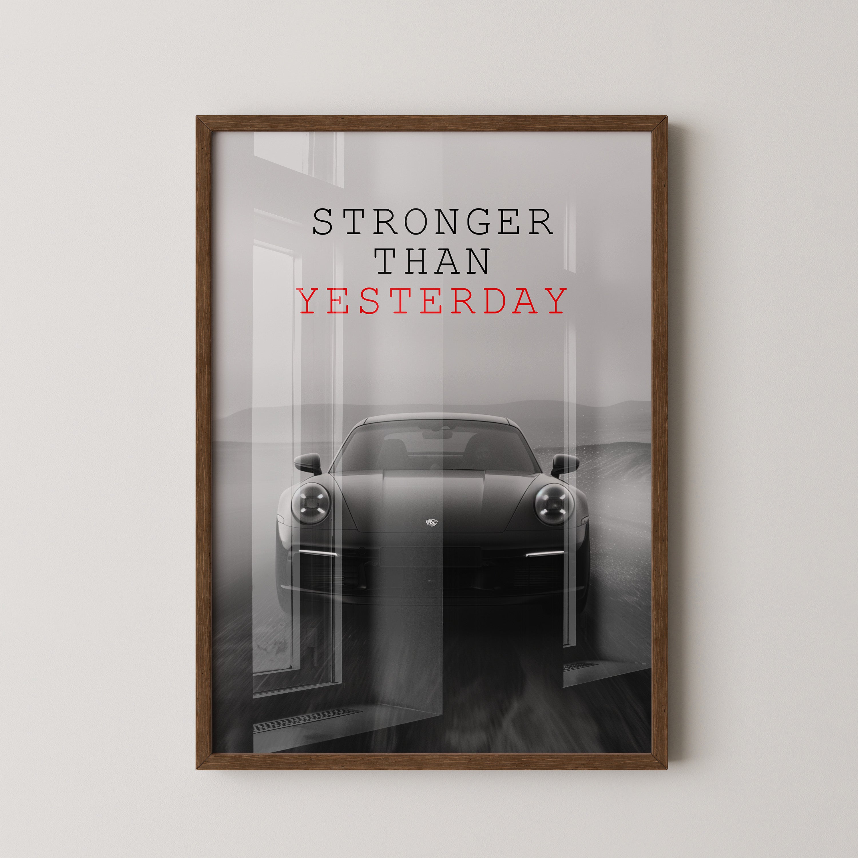 Porsche 911 dynamisch grau