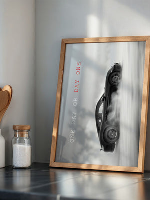 Sportwagen Seitenansicht Rauchoptik